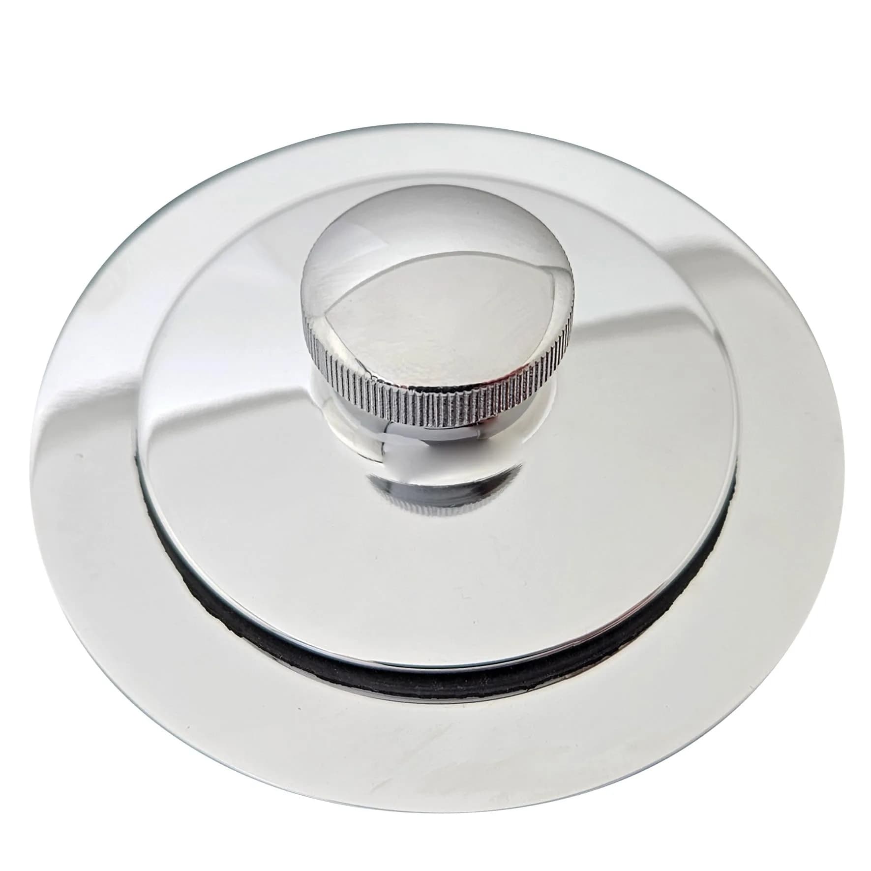 Westbrass Twist & Close Bath Drain Plug 1-1/4" NPSM Fine Thread | Polished Chrome, 18.29 mm (0.72 in) - view 3