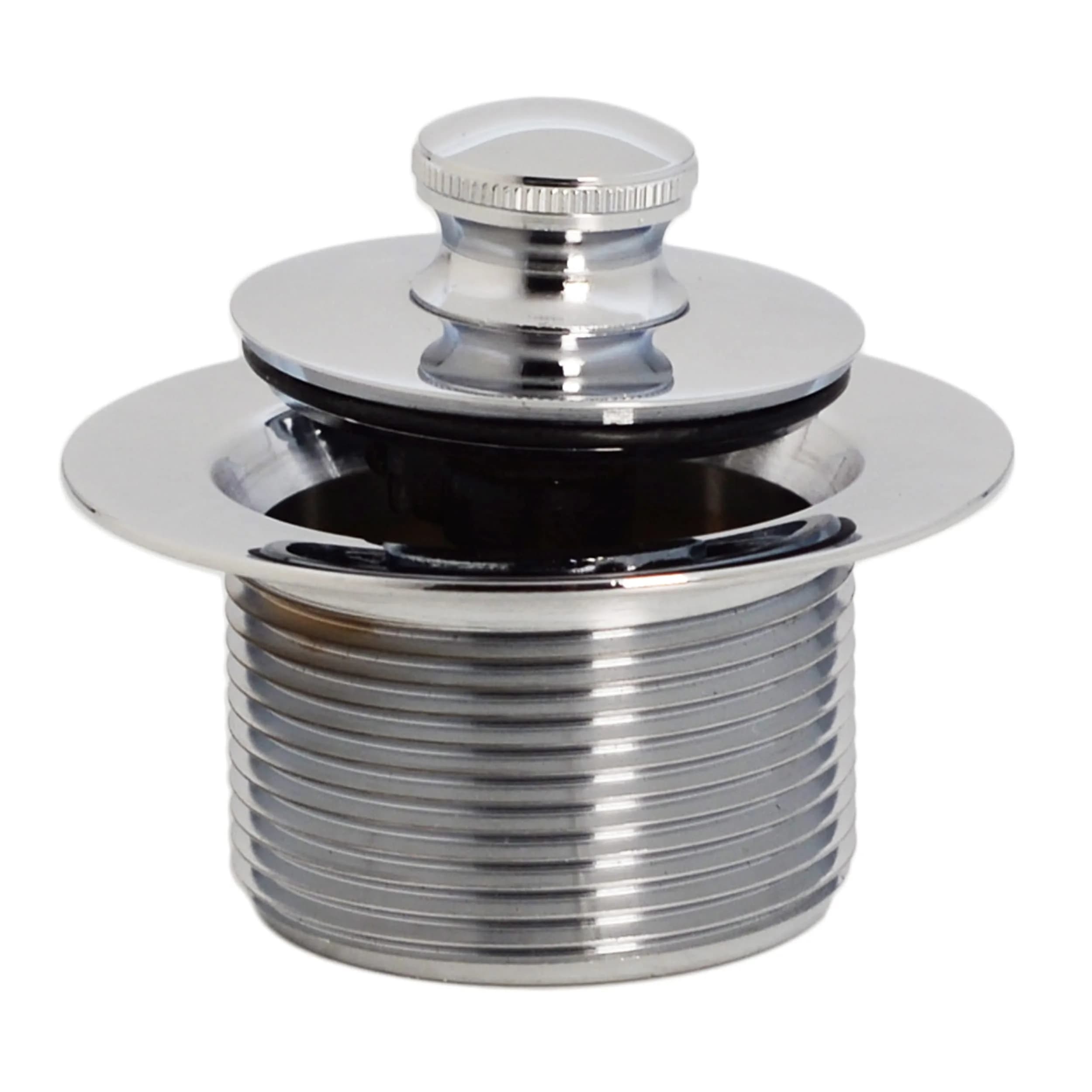 Westbrass 79438CP-Z Twist & Close Bathtub Drain Plug 3.8cm (1.5") | Fits Coarse Thread Tub Drain Shoe - main product image