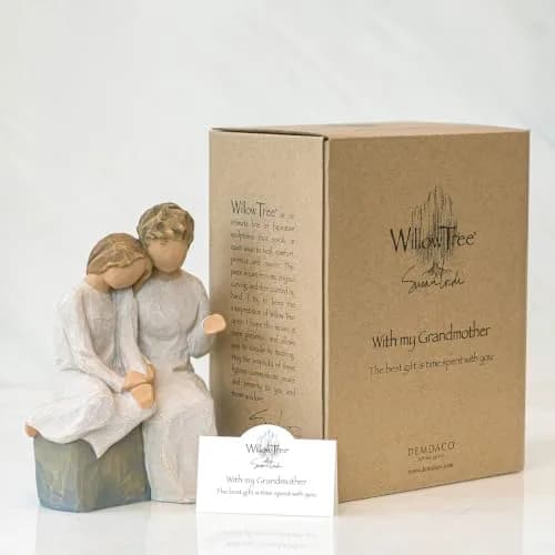 Willow Tree with My Grandmother, Sculpted Hand-Painted Figurine | Touching Gift for Grandparent & Child thumbnail 5