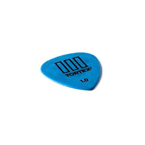 Jim Dunlop Tortex TIII Pick 1.0mm (Blue) - 72 Pack | USA-Sourced Guitar Plectrums thumbnail 2