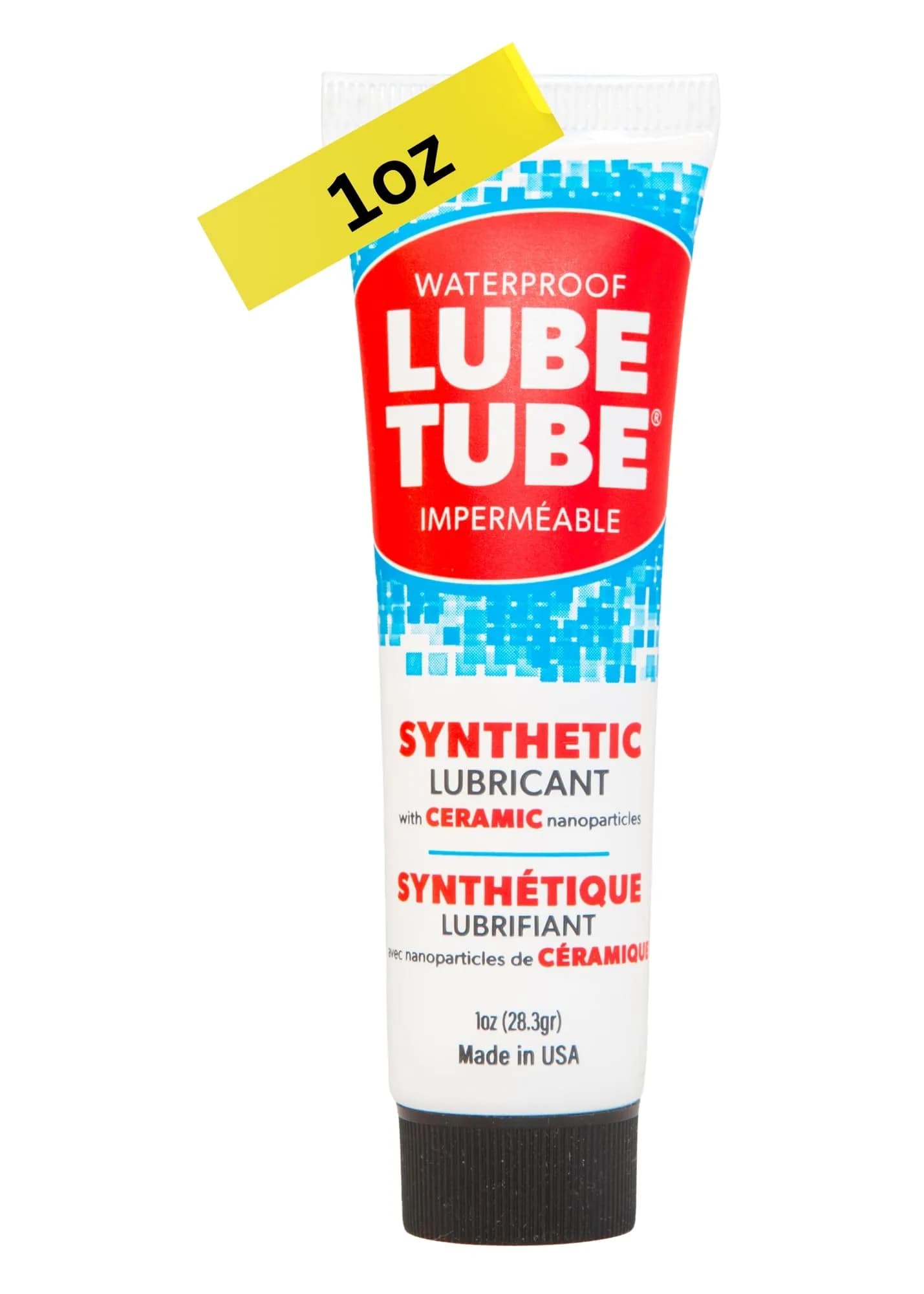 LubeTube 1oz O-Ring Grease | Waterproof Synthetic Pool & RV Sealant (70-120 chars) — 1oz