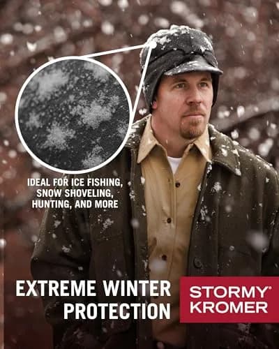 Stormy Kromer The Rancher Cap, Olive, Size 7 3/4 | Wool Insulated Winter Hat for Men thumbnail 5