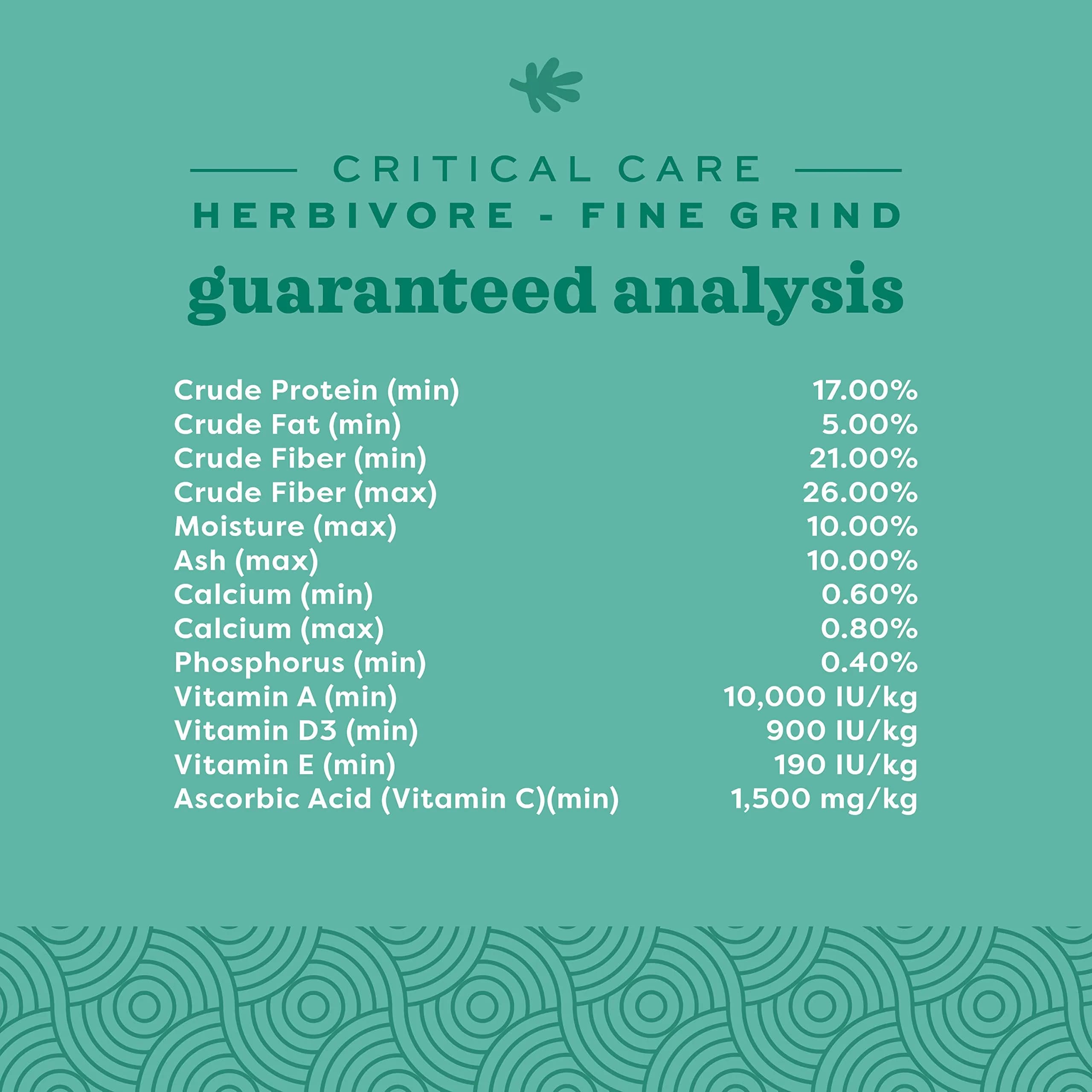Oxbow Critical Care Herbivore Fine Grind Papaya 100g (3.53 oz) | Veterinary Assist Feeding Formula for Rabbits & Guinea Pigs - view 4