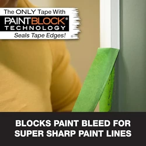 FrogTape Multi-Surface Painter's Tape with PAINTBLOCK, 1.41 in x 45 Yds | Sharp Edges, Clean Removal, USA Made thumbnail 2