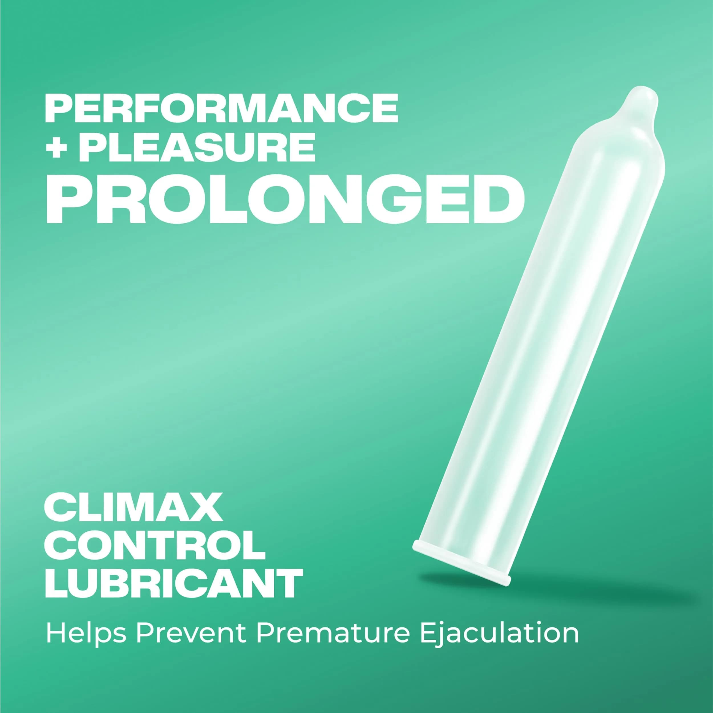 Trojan Extended Pleasure Lubricated Latex Condoms for Men, 12 Count | Climax Control with Benzocaine - view 3