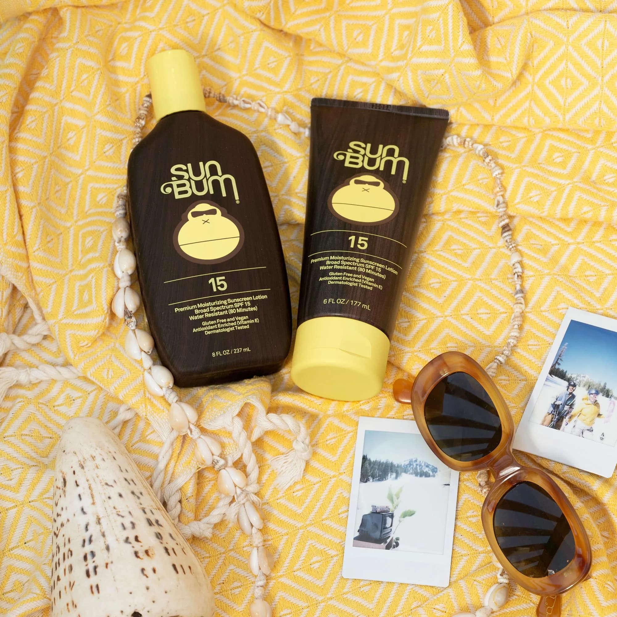 Sun Bum Original SPF 15 Sunscreen Body Lotion 8 oz | Moisturizing UVA/UVB Protection - view 3