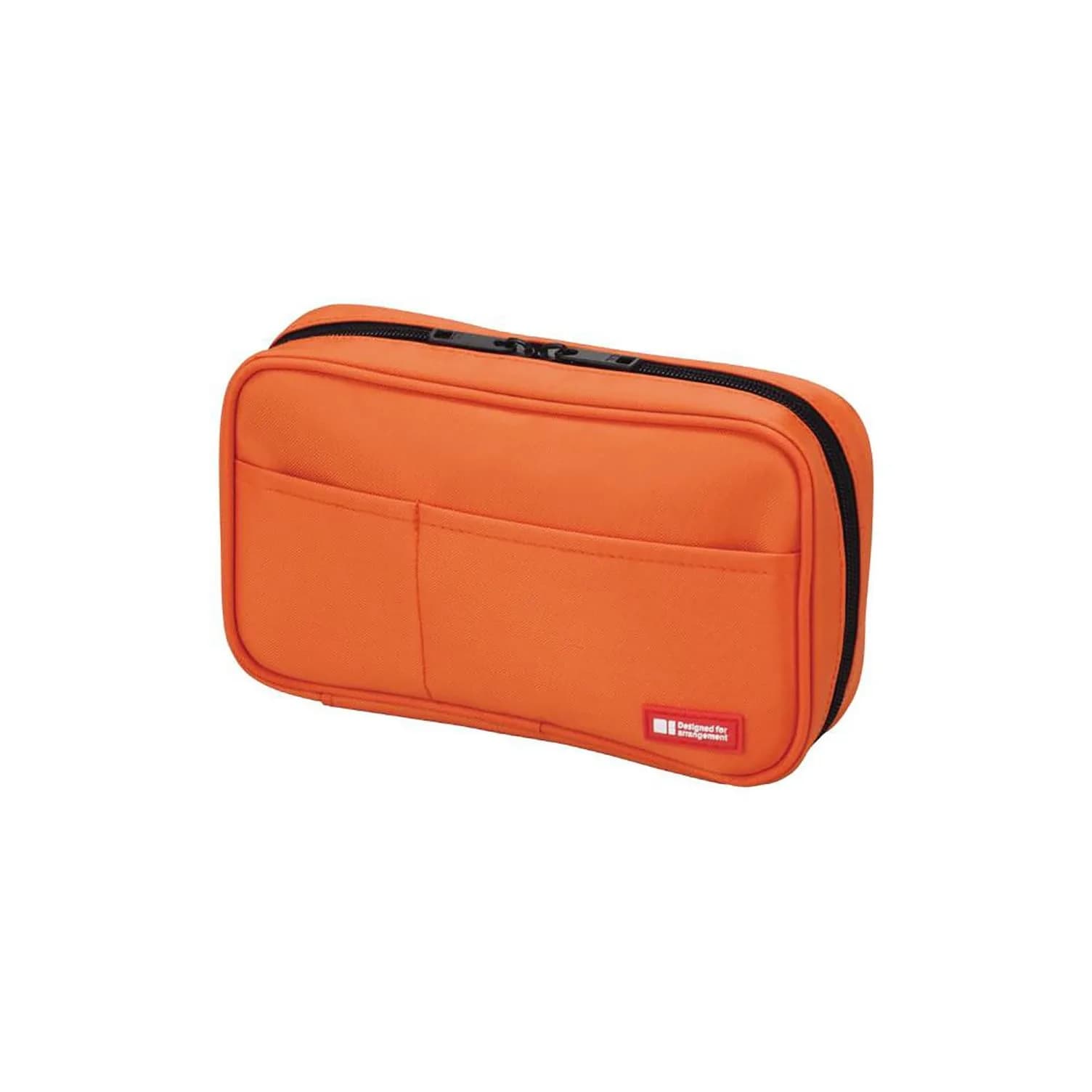 LIHIT LAB Large Capacity Zipper Pencil Case | 4 Compartments, 21.2cm (8.3in) x 12.9cm (5.1in) x 4.8cm (1.9in) - main product image