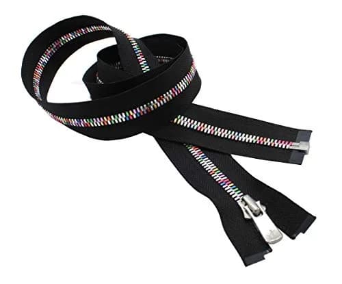 Zipperstop YKK Excella Rainbow Zipper 22" Separating | High-Quality Rainbow Zipper for Apparel & Bags thumbnail 1