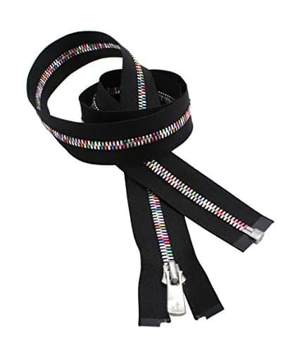 Zipperstop YKK Excella Rainbow Zipper 22" Separating | High-Quality Rainbow Zipper for Apparel & Bags thumbnail 6