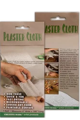 Creative Mark Plaster Cloth Rolls 4" x 180" | Professional Sculpting Material for Artists & Students thumbnail 6