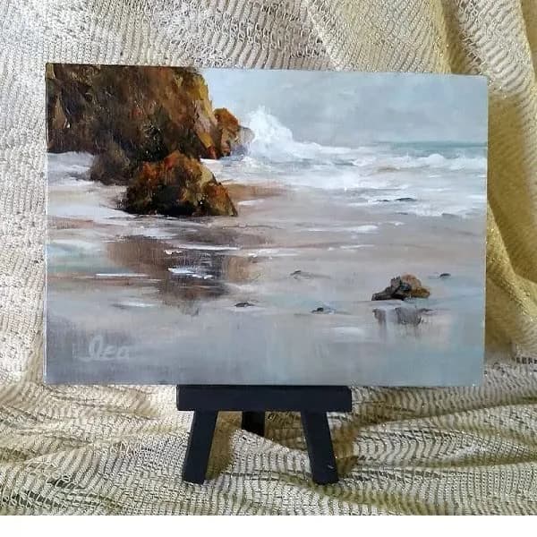 Centurion All-Media Primed Linen Panels 4x6 Inch (3 Pack) | Universal Primed Canvas Boards for Oil & Acrylic Painting - view 6