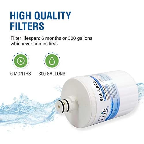 Swift Green Filters SGF-LA22 Compatible Refrigerator Water Filter 3-Pack | NSF Certified, Reduces Chlorine & Sediment, Made in USA thumbnail 5