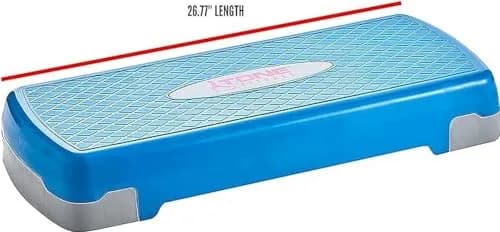 Tone Fitness Aerobic Step, Blue | Exercise Step Platform, Medium thumbnail 4