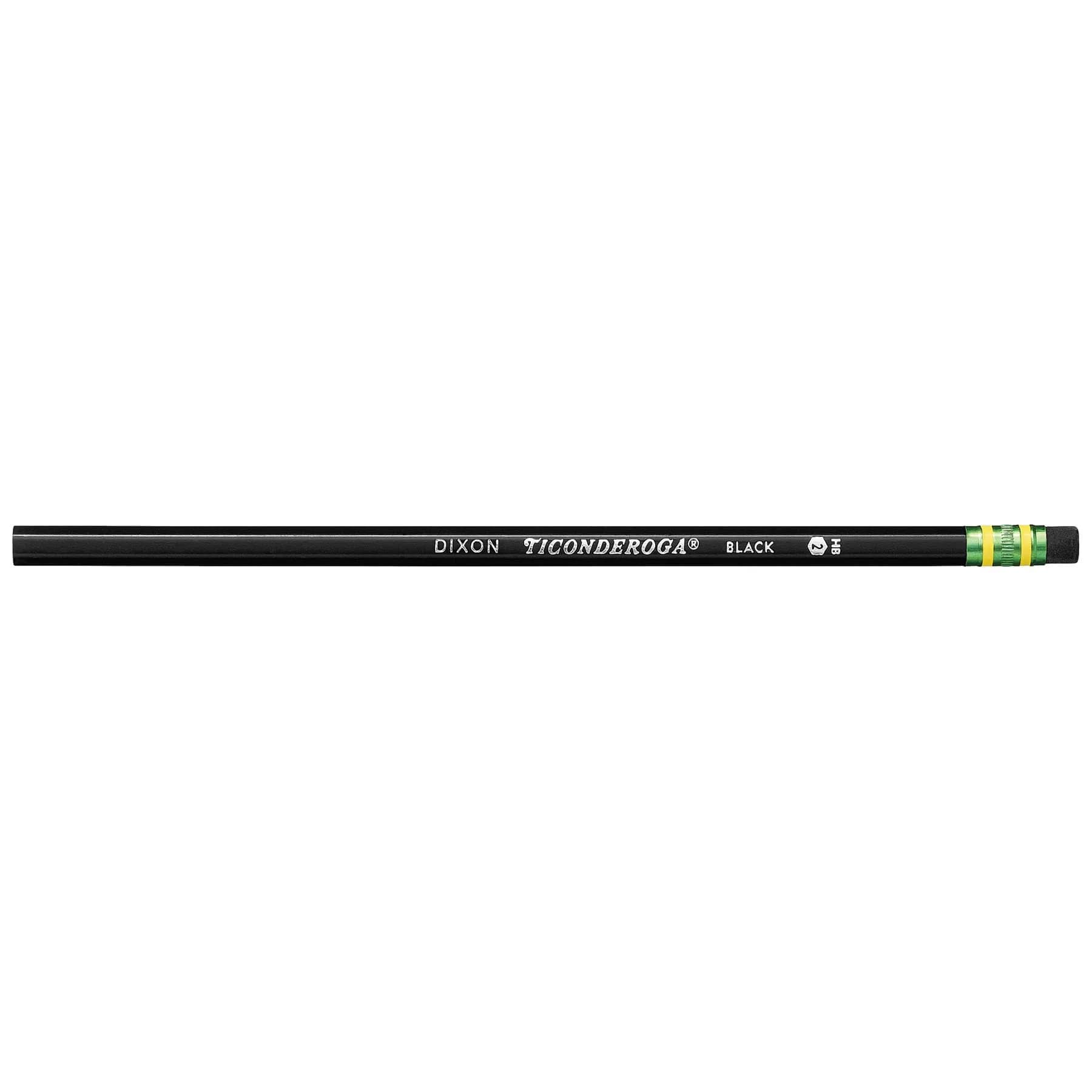 Ticonderoga Wood-Cased Pencils, HB Soft, Black, 24 Count | Trusted by Teachers for Smooth Writing - view 2