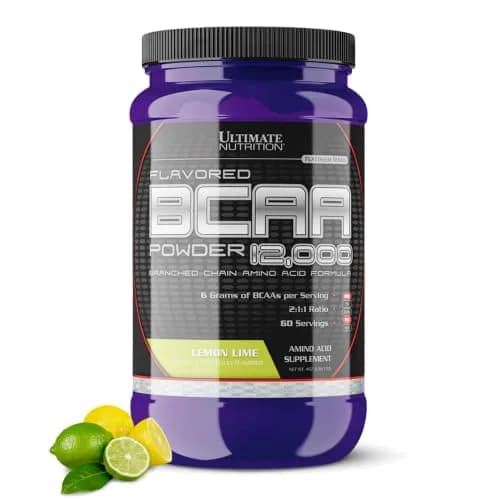 Ultimate Nutrition BCAA Powder 12000 Lemon Lime | 6g Amino Acids for Muscle Recovery & Endurance thumbnail 1