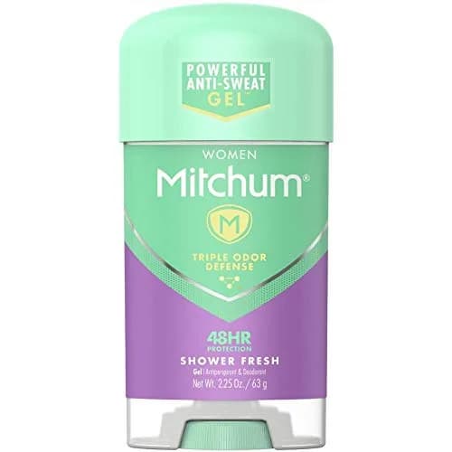 Mitchum Women's Clear Gel Antiperspirant Deodorant Shower Fresh 134ml (4.5 oz) | Triple Odor Defense thumbnail 2