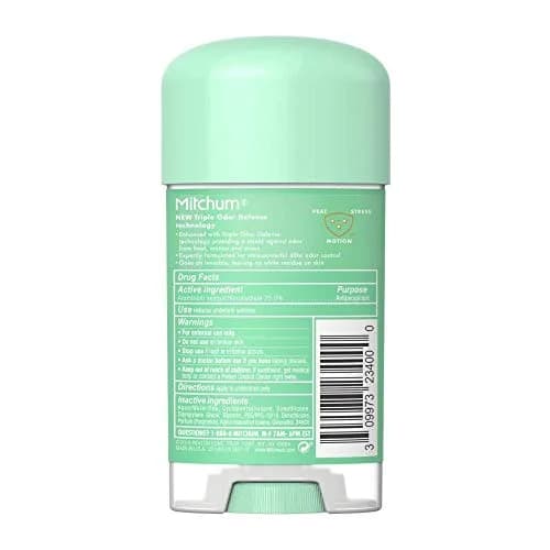 Mitchum Women's Clear Gel Antiperspirant Deodorant Shower Fresh 134ml (4.5 oz) | Triple Odor Defense thumbnail 3
