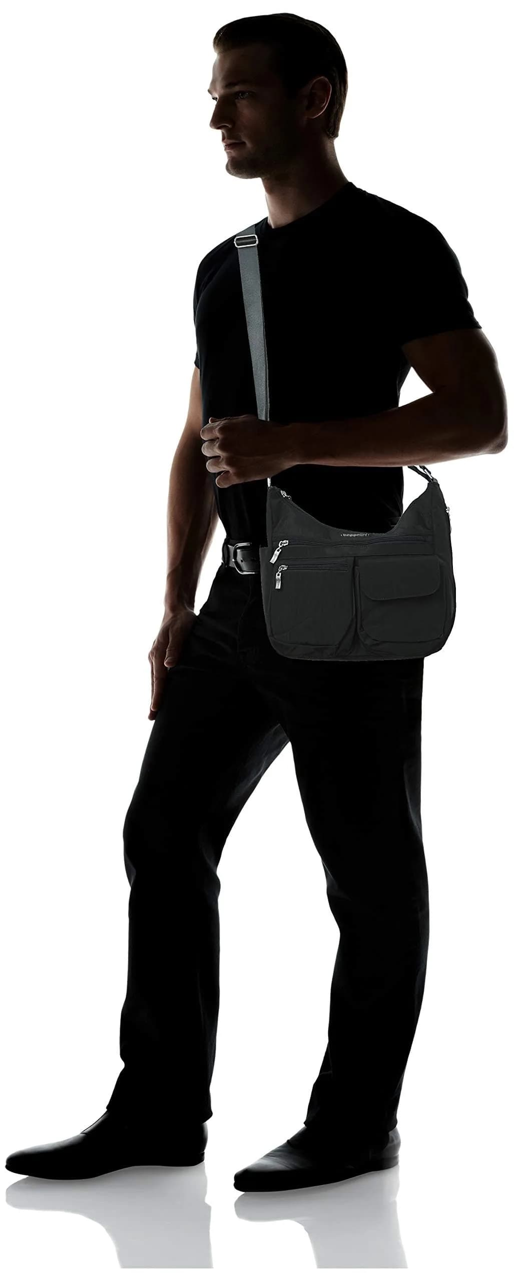 Baggallini Everywhere Bagg Hobo Crossbody Bag for Women 25cm (11") x 23cm (9") x 13cm (5") | Water-Resistant Travel Bag with RFID Wristlet - view 2