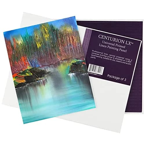 Centurion All-Media Primed Linen Panels 16x20 inches (40.7x50.8 cm) - 3 Pack | Acid-Free Archival Quality for Oils & Acrylics thumbnail 4