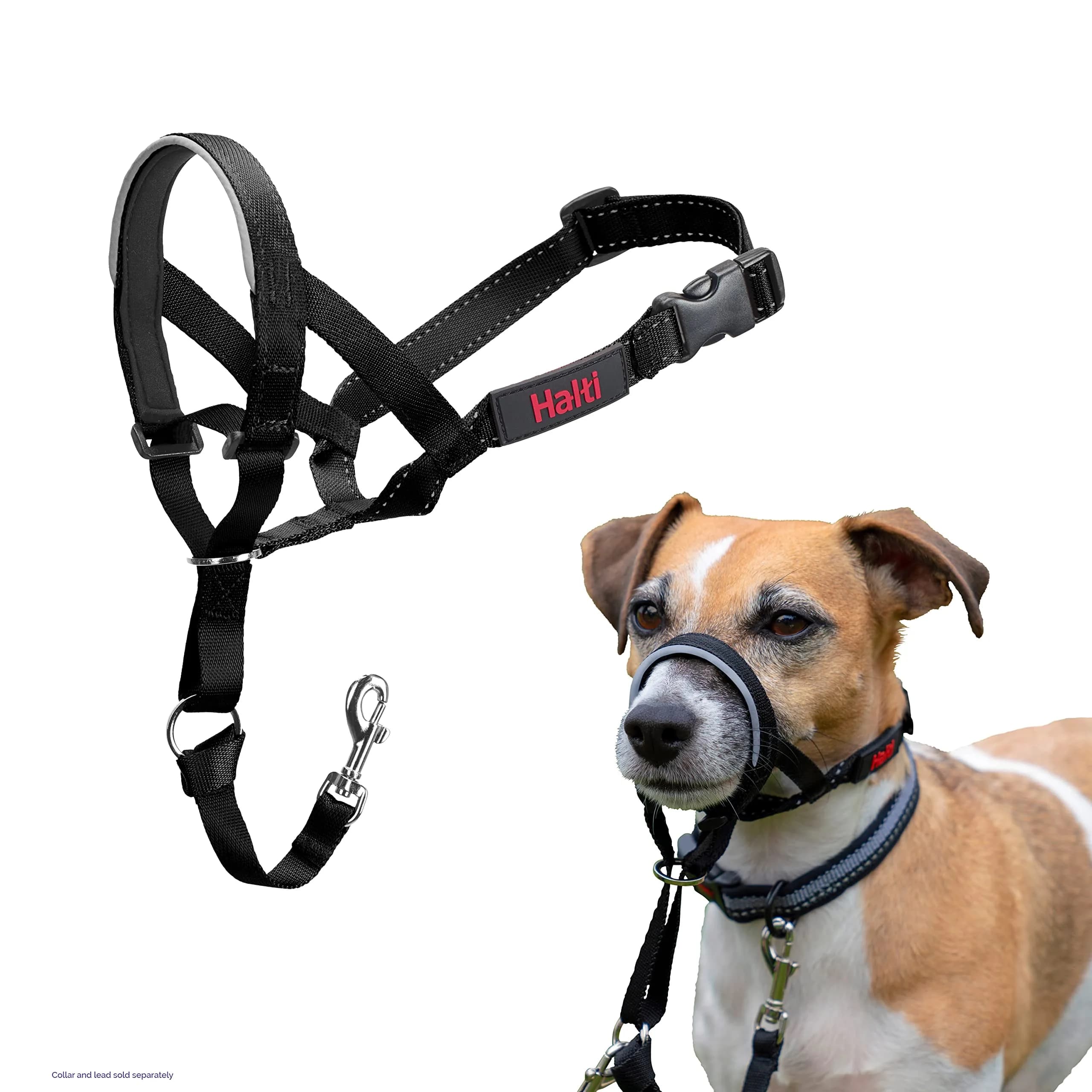 Halti Headcollar Size 1 Black | Gentle No-Pull Dog Training Collar for Small Breeds - main product image