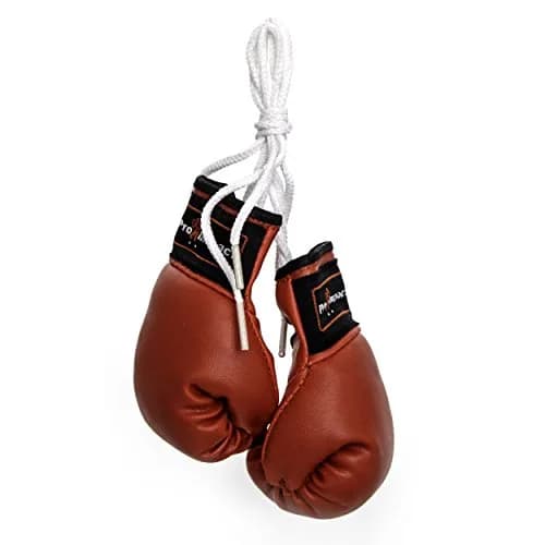 Pro Impact Mini Boxing Gloves - Small Decor & Souvenir (Red) | PU Leather, Hanging & Gift thumbnail 1