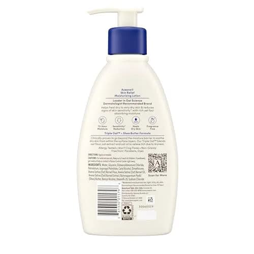 Aveeno Skin Relief Moisturizing Lotion 355ml (12 fl. oz) | Heals Very Dry, Sensitive Skin thumbnail 8