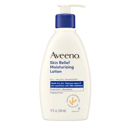 Aveeno Skin Relief Moisturizing Body Lotion 532ml (18 Fl Oz) | Fragrance-Free for Very Dry, Sensitive Skin — Skin Relief Lotion