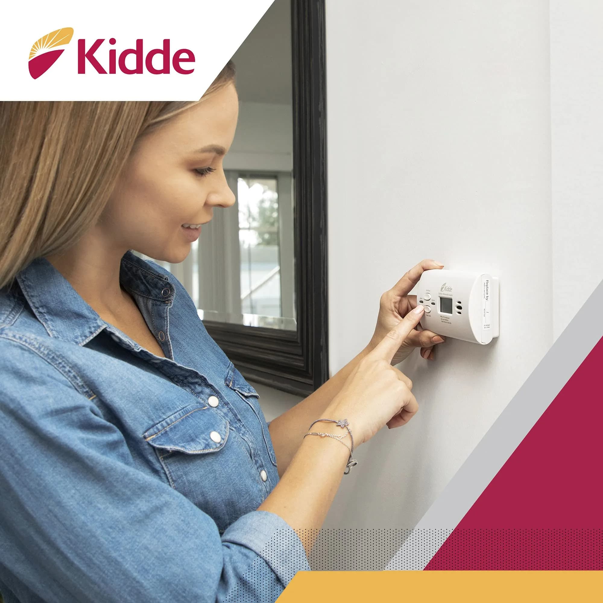 Kidde Battery Operated Carbon Monoxide Alarm with Digital Display & AA Batteries Included | 10-Year Limited Warranty - view 6