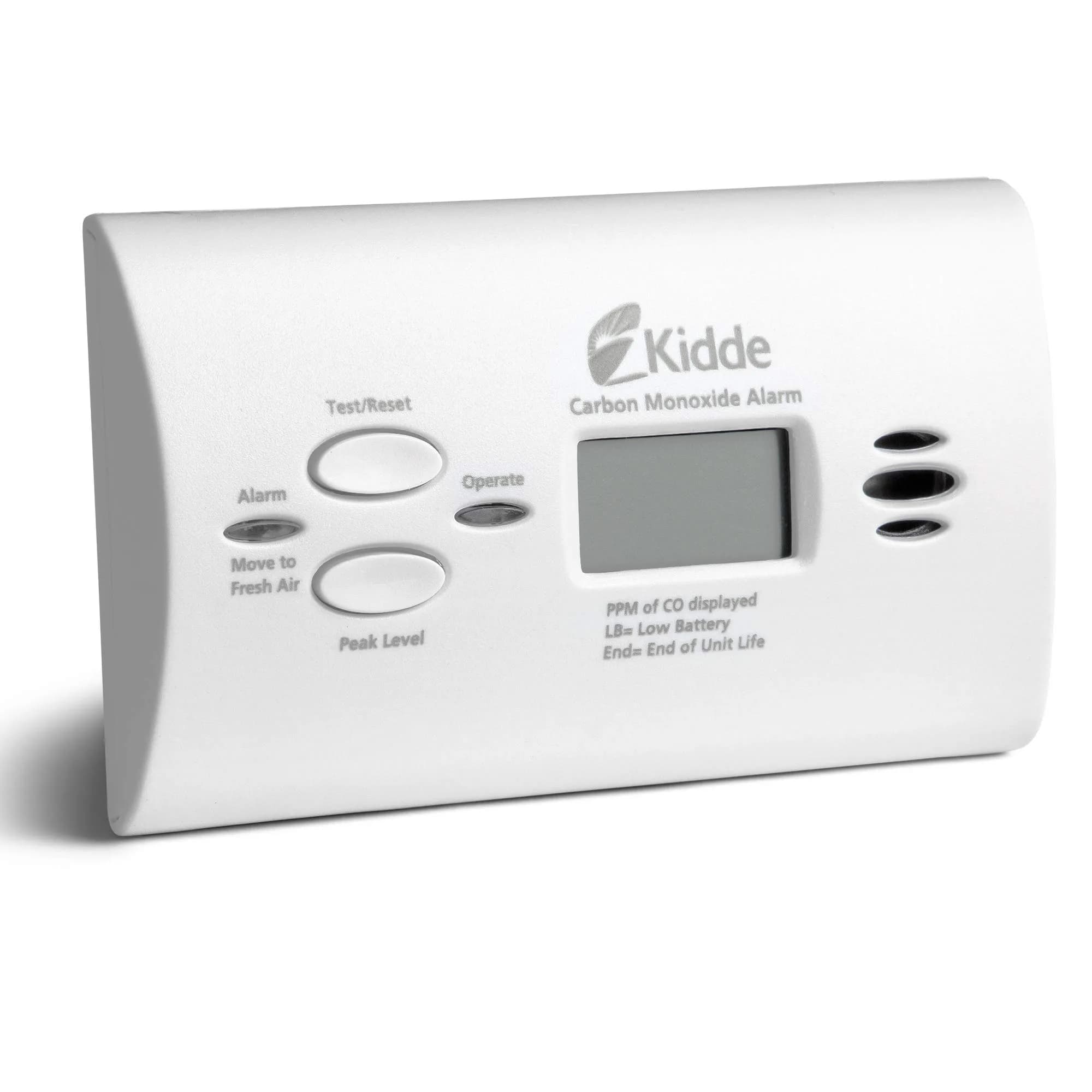 Kidde Battery Operated Carbon Monoxide Alarm with Digital Display & AA Batteries Included | 10-Year Limited Warranty - main product image