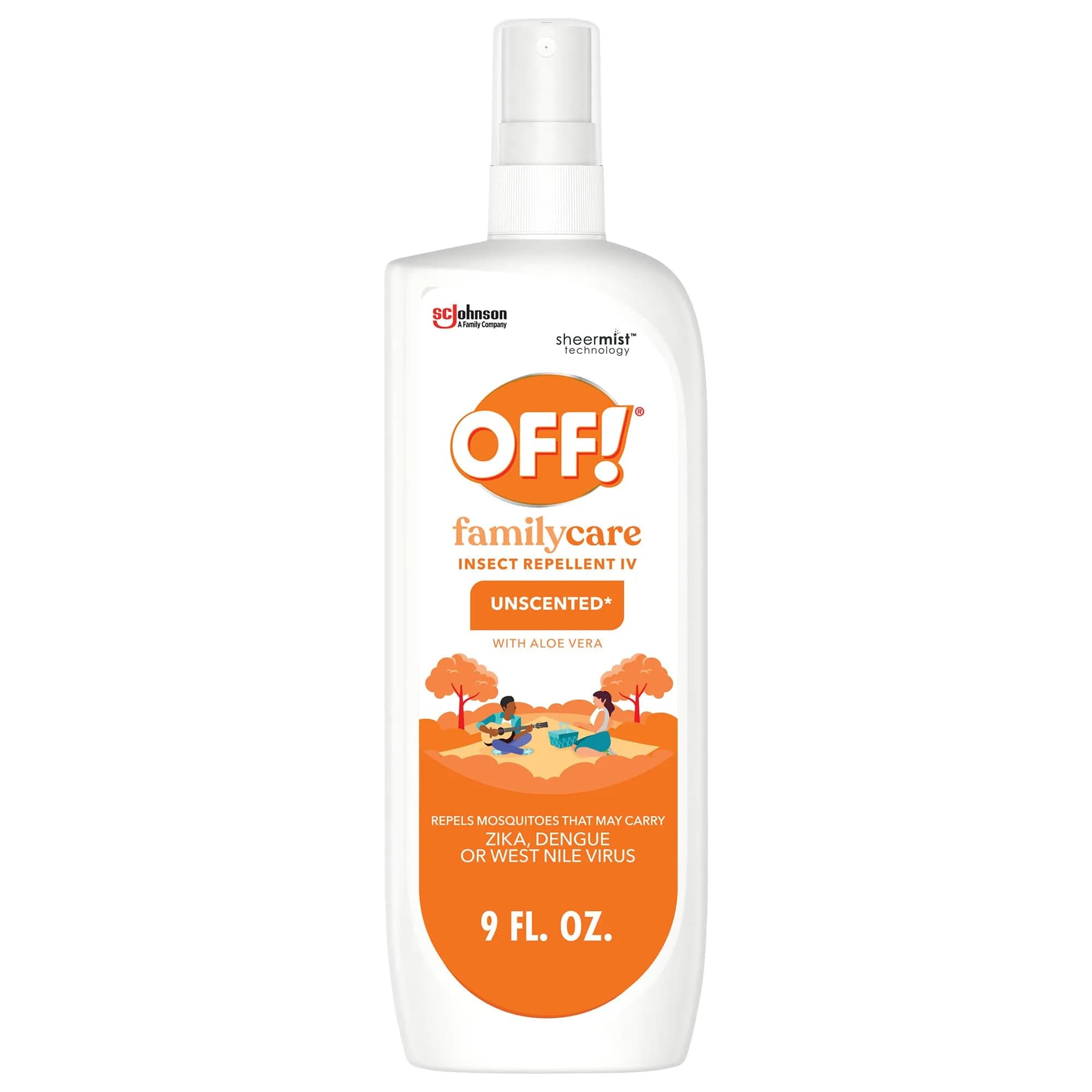 OFF! Family Care Insect & Mosquito Repellent Spray 255ml (9 oz) | 7% DEET Formula for Outdoor Protection - main product image