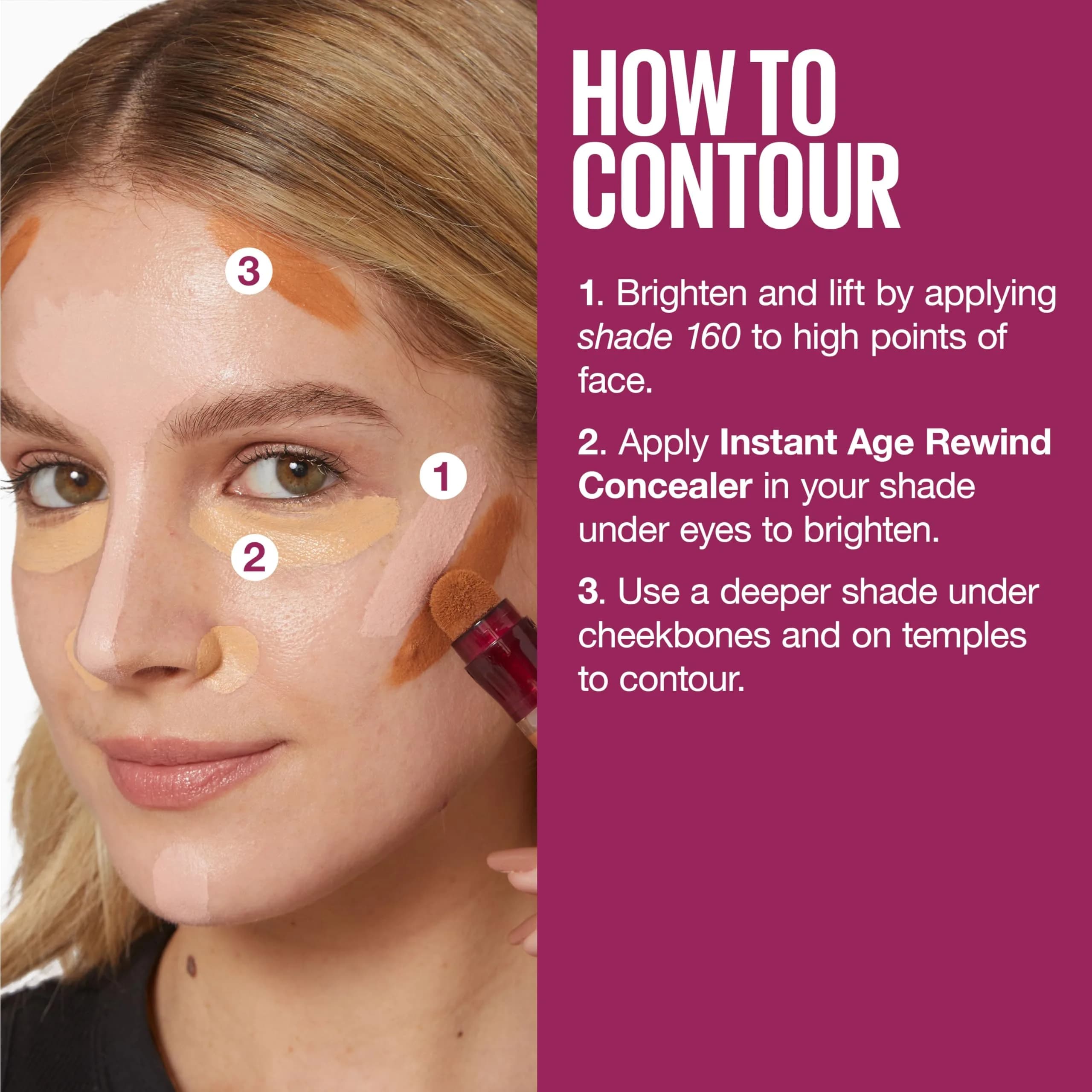 Maybelline Instant Age Rewind Eraser Concealer 150 | Brightens & Corrects for a Refreshed Look | 5ml (0.2 Fl Oz) - view 7