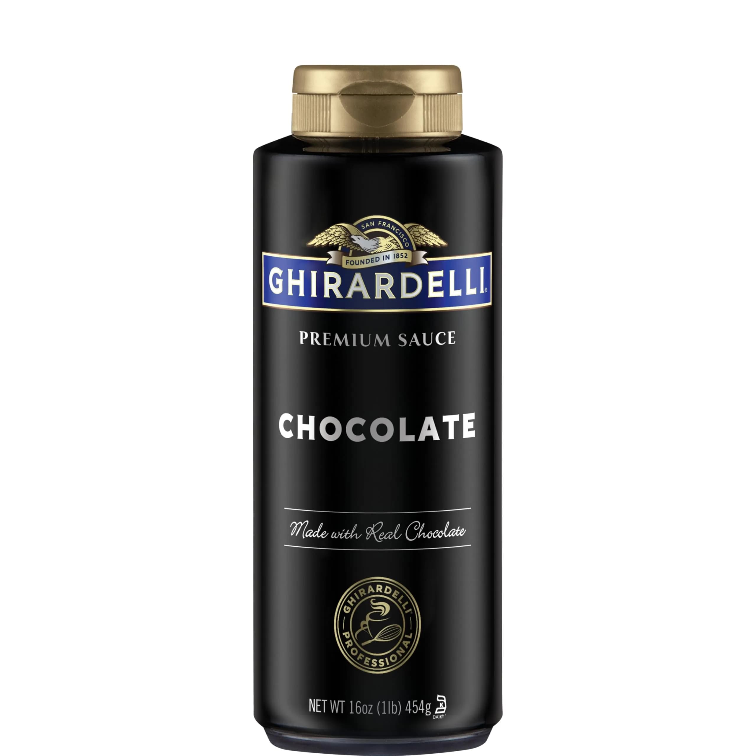Ghirardelli Chocolate Flavored Sauce, 16 Fl Oz | Silky Smooth Dessert Topping & Beverage Partner