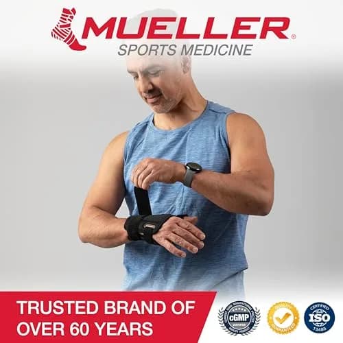 MUELLER Adjust-to-Fit Thumb Brace Spica Splint 50g (1.76 oz) | Targeted Compression for Pain Relief thumbnail 7