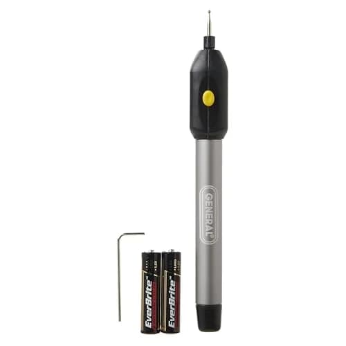 General Tools 505 Cordless Engraving Pen with Diamond Tip | 20,000 RPM, Battery-Powered thumbnail 1