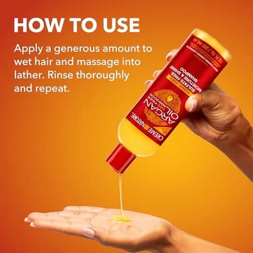 Creme of Nature Sulfate-Free Moisture & Shine Shampoo 355ml (12 fl oz) | Hydrates & Detangles thumbnail 6