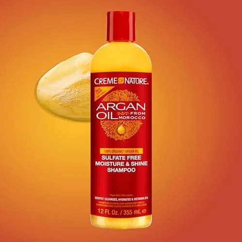 Creme of Nature Sulfate-Free Moisture & Shine Shampoo 355ml (12 fl oz) | Hydrates & Detangles thumbnail 8