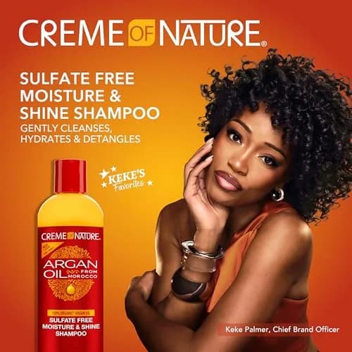 Creme of Nature Sulfate-Free Moisture & Shine Shampoo 355ml (12 fl oz) | Hydrates & Detangles thumbnail 2