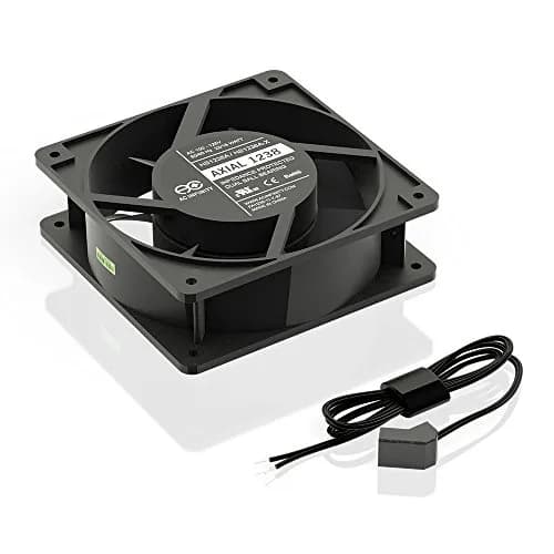 AC Infinity AXIAL 1238W 120V AC Muffin Fan 5" | High Airflow, Heavy Duty Aluminum Housing thumbnail 2