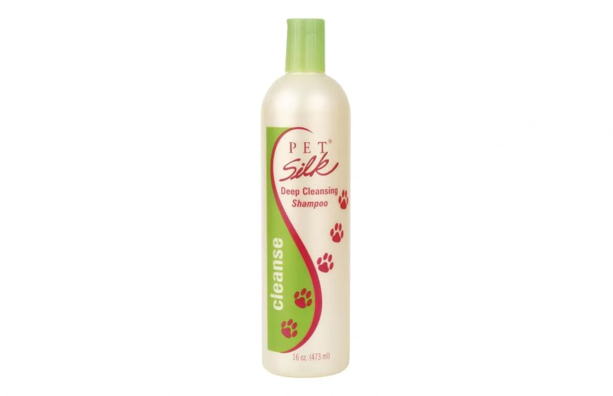 Pet Silk Deep Cleansing Shampoo 16 Ounce | Gentle, Deep Cleansing for Dogs & Cats with USA Quality - main product image