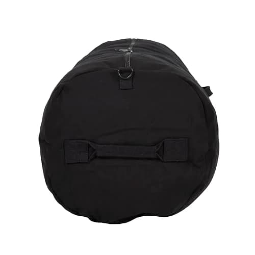 Stansport Zippered Canvas Deluxe Duffel Bag - Black (1230-20) 21" x 36" | Heavy Duty Travel Gear thumbnail 3