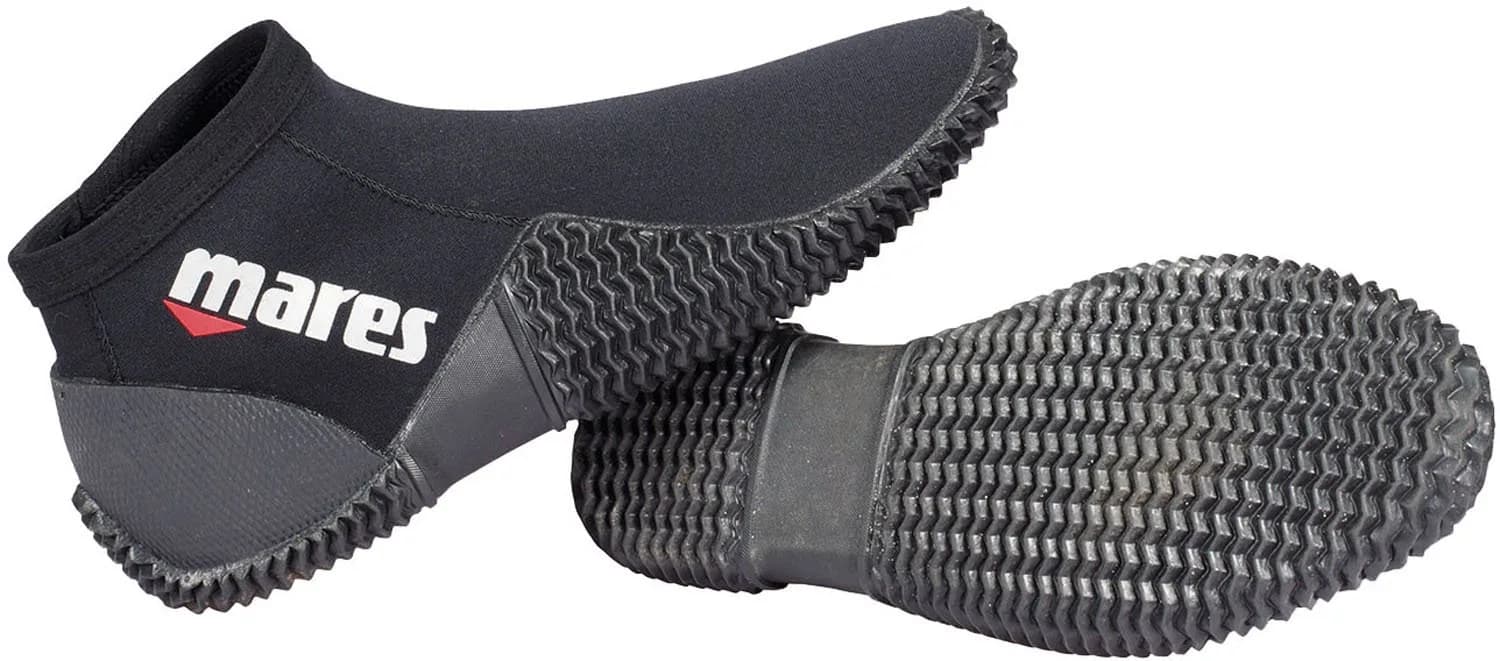 Mares Equator 2mm Neoprene Ankle-High Diving Boots | Non-Slip Rubber Sole, Black, Men & Women (70-120 chars)