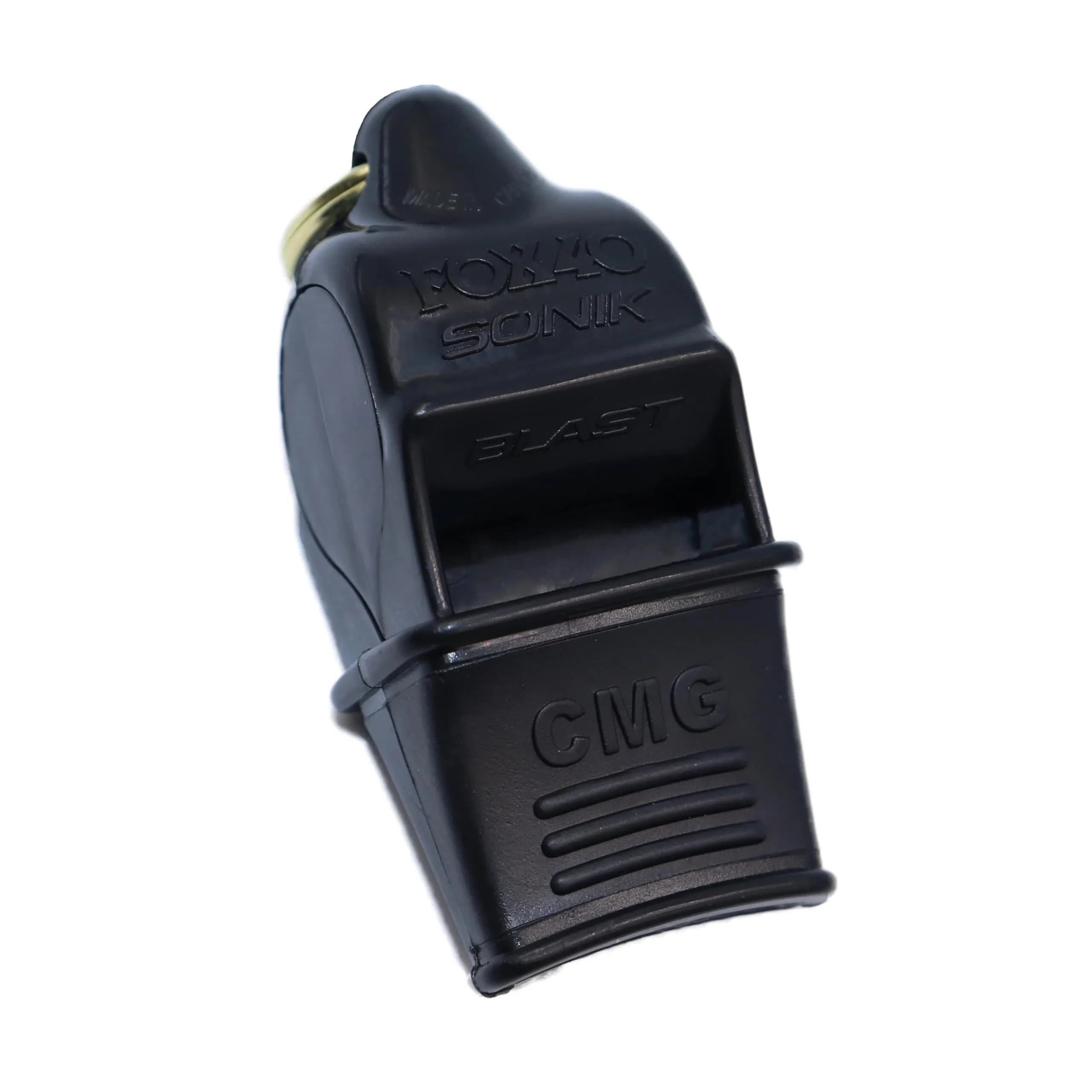 Fox 40 Sonik Blast CMG Whistle Red/Black 120 dB | Loud Pea-less Design for Coaches & Referees — Black