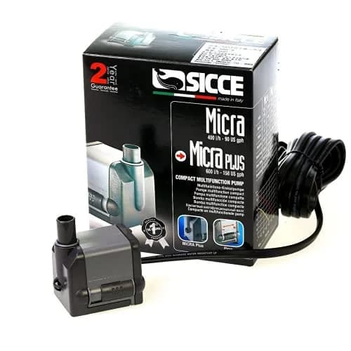 Sicce MICRAPLUS Compact Aquarium Pump 158 GPH | Submersible Water Recirculation Pump thumbnail 2