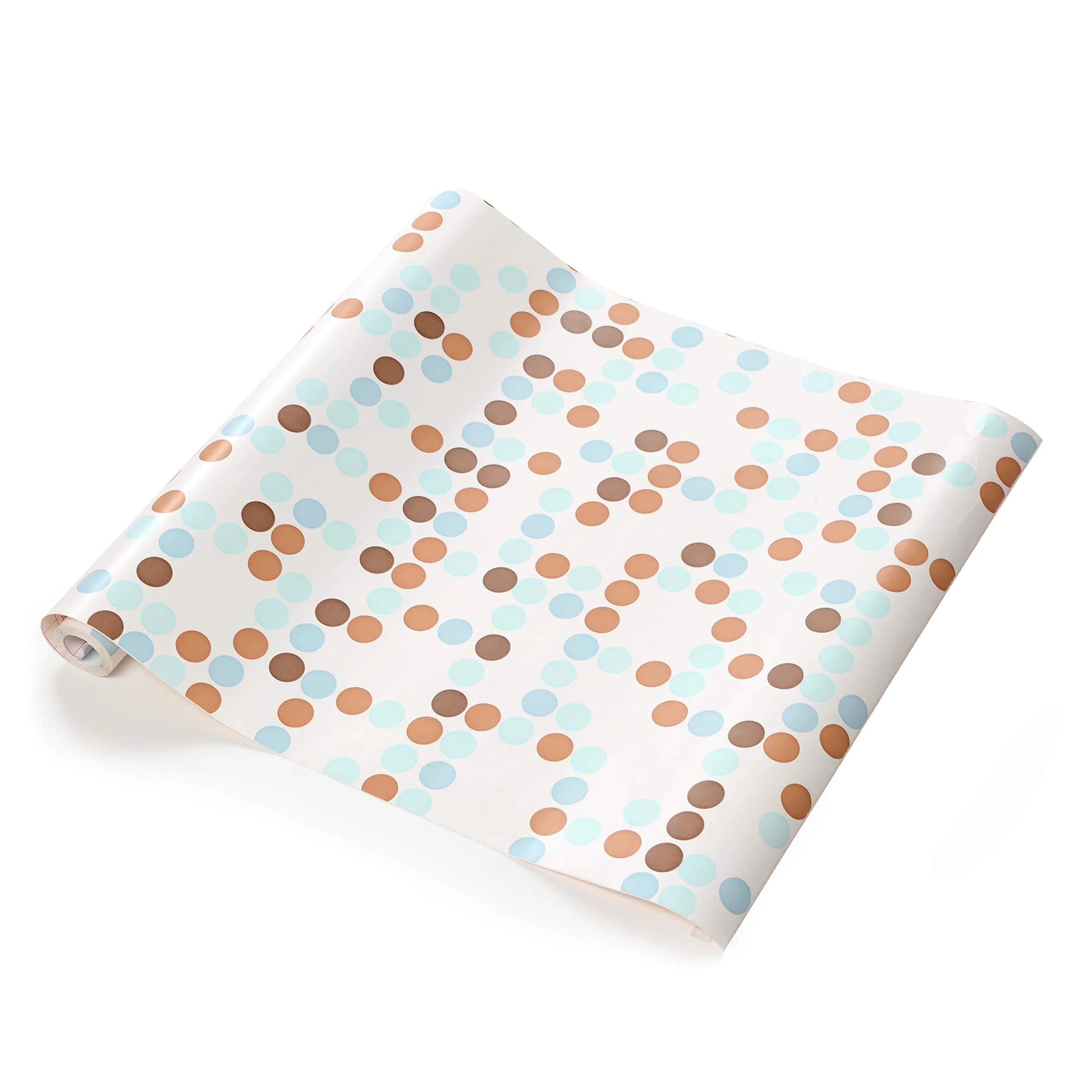 Con-Tact Creative Covering Shelf Liner Polka Blue 28 cm x 45.7 cm (11" x 18") | Easy Peel-and-Stick Vinyl Drawer Liner - view 5