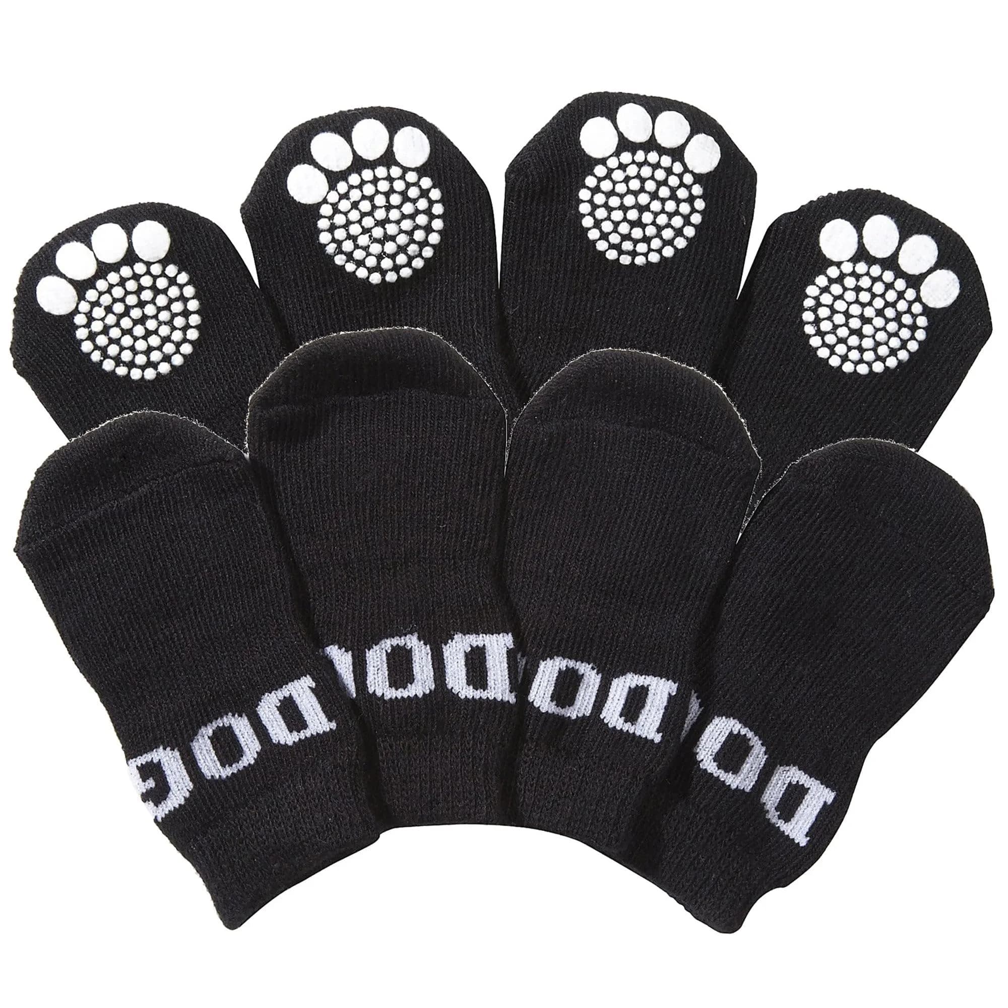 Pet Life Anti-Slippage Breathable Dog Socks Paw Protectors with Rubberized Micro Grips, Small, Set of 4 - view 2