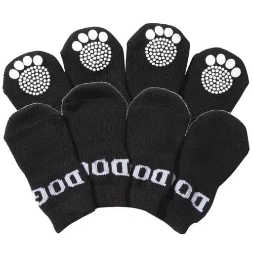 Pet Life Anti-Slippage Breathable Dog Socks Paw Protectors with Rubberized Micro Grips, Small, Set of 4 thumbnail 2