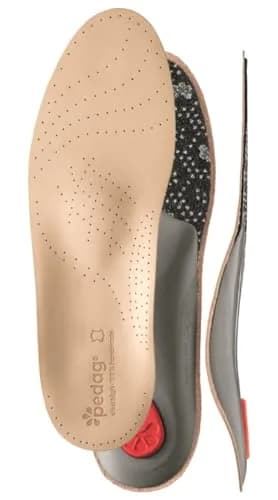 pedag Viva High Arch Support Insoles Leather Shoe Inserts Women 9/Men 6 (27.8cm x 10.1cm x 3.1cm) | German Engineered Orthotics for Plantar Fasciitis thumbnail 3