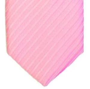 Retreez Skinny Tie with Stripe Textured - Pink | 2 inches (5 cm) Wide, 58 inches (148 cm) Long thumbnail 2