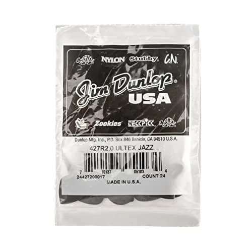 Jim Dunlop Ultex® Jazz III Pick 2.0MM | Durable, Sharp Attack, Lightweight for Speed & Clarity thumbnail 4