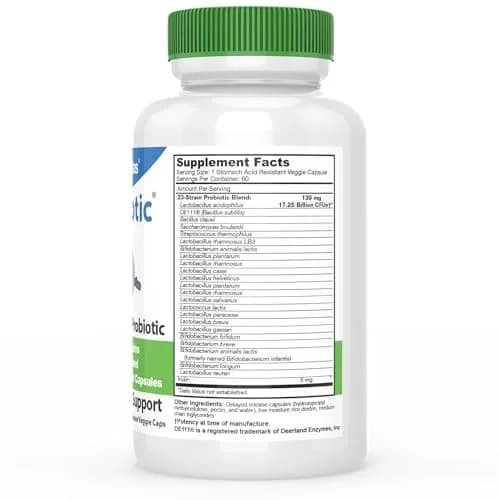 DrFormulas Nexabiotic Multi Probiotic 60 Count Capsules | 34.5 Billion CFUs for Digestive Health thumbnail 2